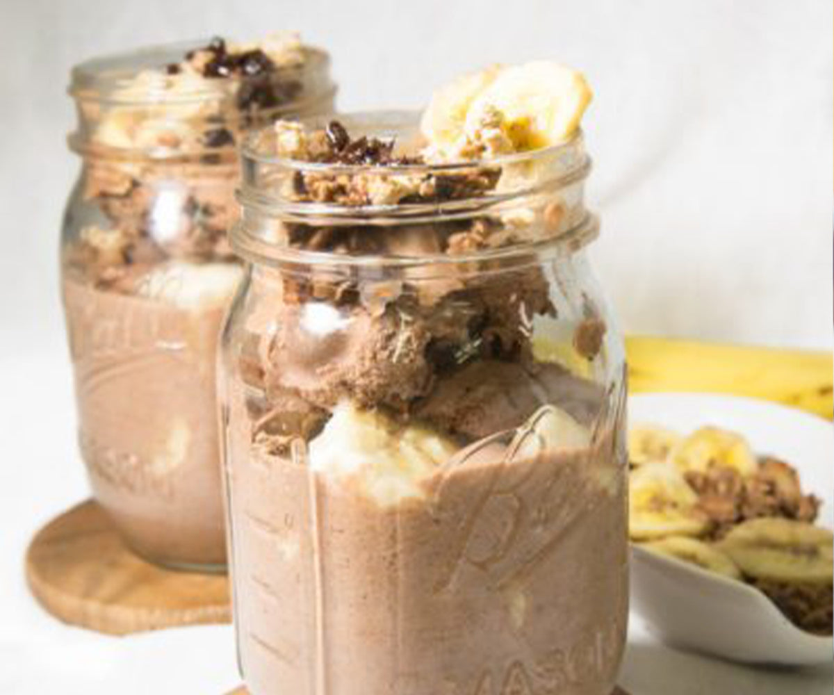 Chocolate Peanut Butter Pudding Parfaits NadaMoo!
