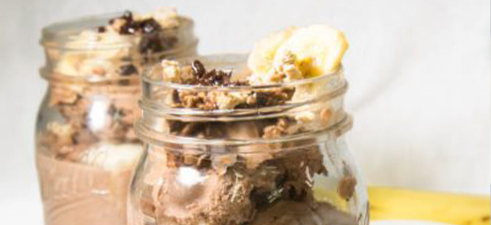 Chocolate Peanut Butter Pudding Parfaits