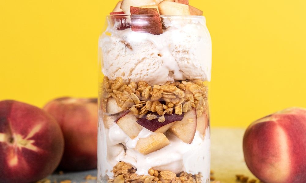Peach Cobbler Parfaits