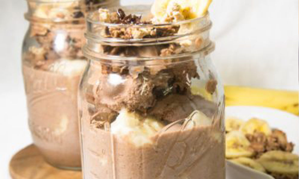 Chocolate Peanut Butter Pudding Parfaits – NadaMoo!